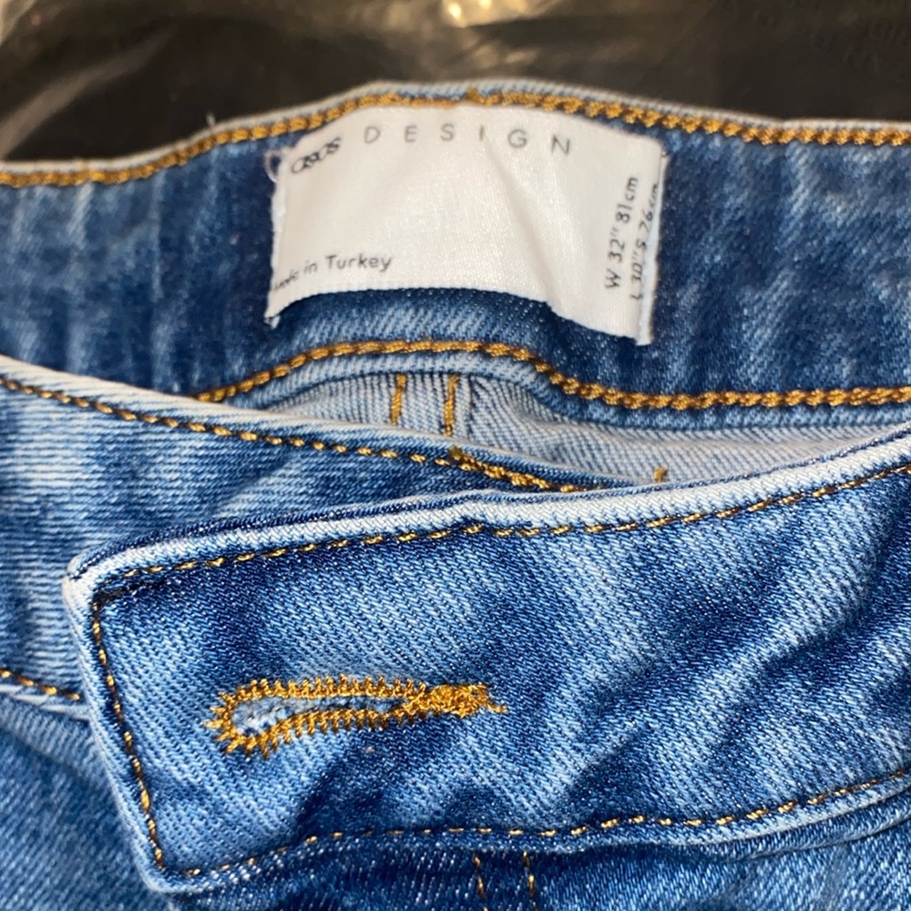 Men’s blue ASOS skinny jeans brand new with tags size 32x30 $30